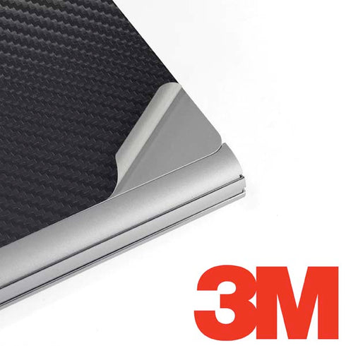 Black Carbon Fiber Specialty Texture Material Surface Book 2 15in Skin